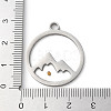Non-Tarnish 201 Stainless Steel Pendants LS-STAS-D041-17P-3