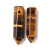 Natural Tiger Eye Pointed Pendants G-D460-01M-2