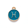 Alloy Enamel Pendants LS-ENAM-S124-01B-05H-2