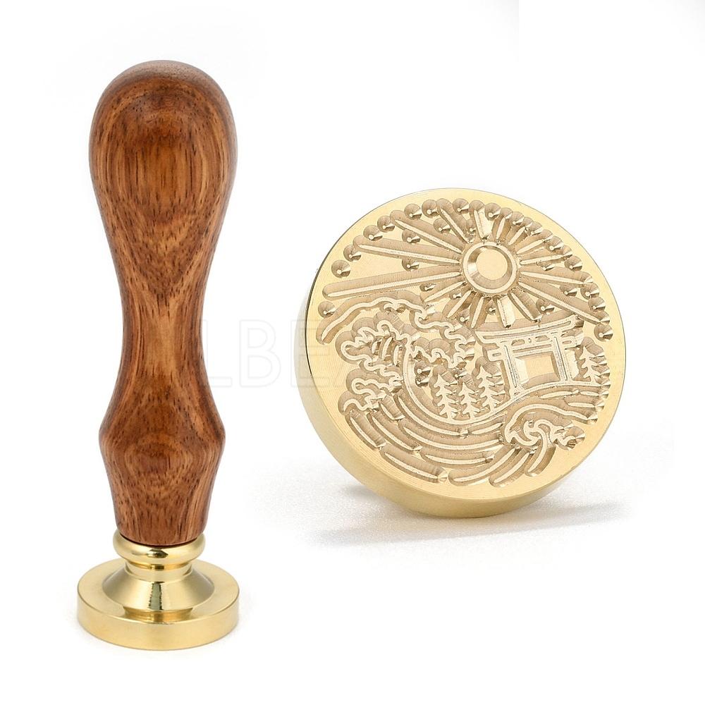 Brass Retro Wax Sealing Stamp - Lbeads.com