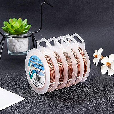 Round Bare Copper Wire for Jewelry Making CWIR-BC0002-16C-1
