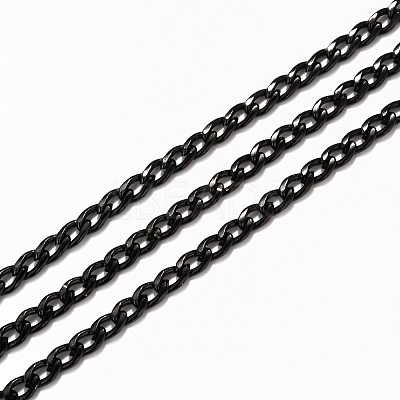 304 Stainless Steel Cuban Link Chains CHS-H009-33B-1