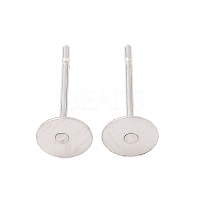 Tarnish Resistant 304 Stainless Steel Stud Earring Findings STAS-E025-5-1