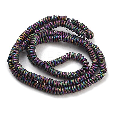 Electroplated Synthetic Non-magnetic Hematite Beads Strands G-H020-M01-19-1