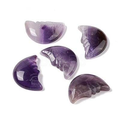 Natural Amethyst Cabochons G-E579-02H-1