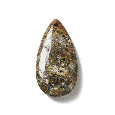 Natural Leopard Skin Jasper Pendants G-F731-04G-1