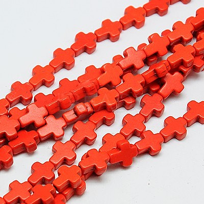 Synthetic Turquoise Beads Strands TURQ-G112-8x10mm-04-1
