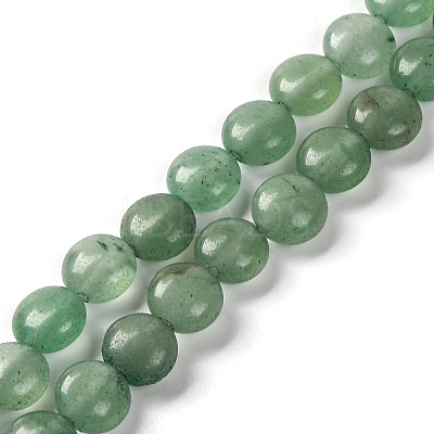 Natural Green Aventurine Beads Strands G-T047-A14-01-1