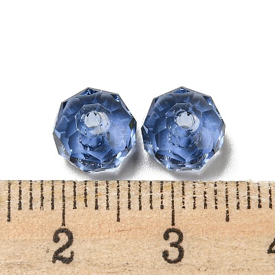 Transparent K9 Glass Beads GLAA-E048-02-22-1