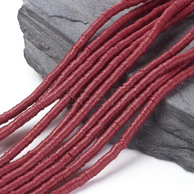 Handmade Polymer Clay Beads CLAY-R067-4.0mm-29-1