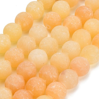 Natural Yellow Calcite Beads Strands GG-CBAA3AB-01-12mm-1