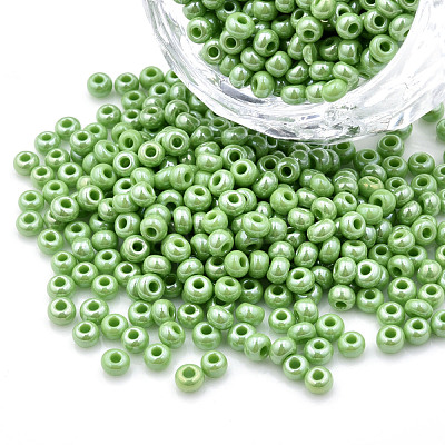 8/0 Czech Opaque Glass Seed Beads SEED-N004-003A-04-1
