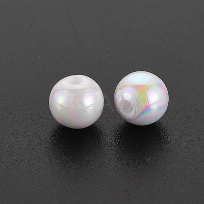 Opaque Acrylic Beads MACR-S370-D8mm-01-1