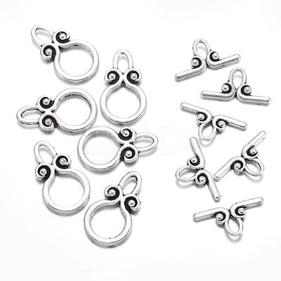 Ring Tibetan Style Alloy Toggle Clasps X-A1011Y-1