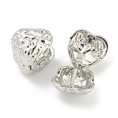 Brass Hoop Earrings EJEW-Q799-03C-P-1