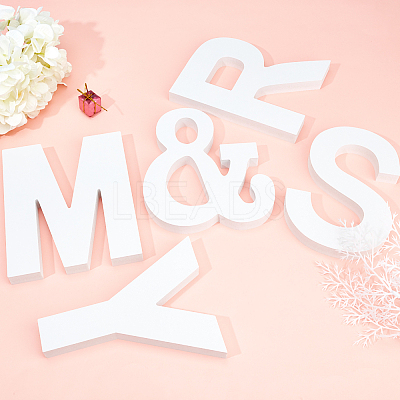 Wooden Letter Ornaments WOOD-GF0001-15-18-1