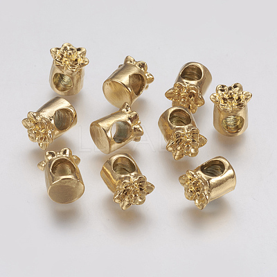 Ion Plating(IP) 304 Stainless Steel European Beads STAS-J022-024G-1