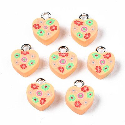 Handmade Polymer Clay Charms CLAY-N006-46C-1