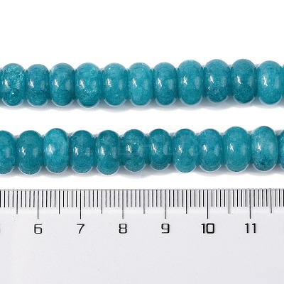 Dyed Natural White Jade Beads Strands G-G107-A08-01-1