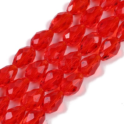 Transparent Glass Beads Strands EGLA-N013-T10mm-D12-1