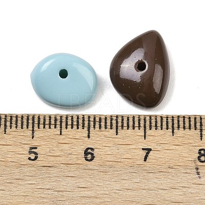 Opaque Acrylic Beads OACR-H058-01-1