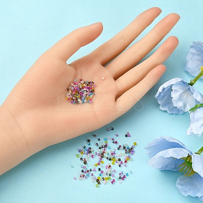 19200Pcs 24 Colors 12/0 Glass Seed Beads SEED-YW0001-87-1