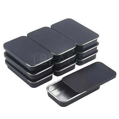 Rectangle Tinplate Cans CON-WH0075-04B-1