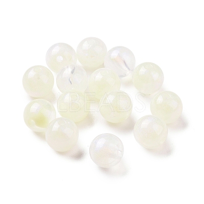 Opaque Acrylic Beads OACR-E014-19B-01-1