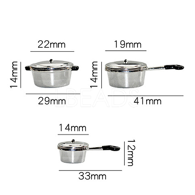 Mini Alloy Stovepots BOTT-PW0002-139A-1