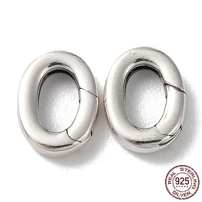 925 Thailand Sterling Silver Spring Gate Rings STER-D003-41P-1