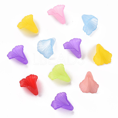 Transparent Acrylic Bead Caps PL551M-1