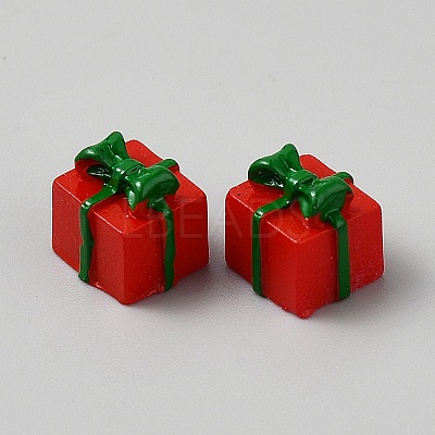 Christmas Opaque Resin Cabochons CRES-WH20004-07D-1