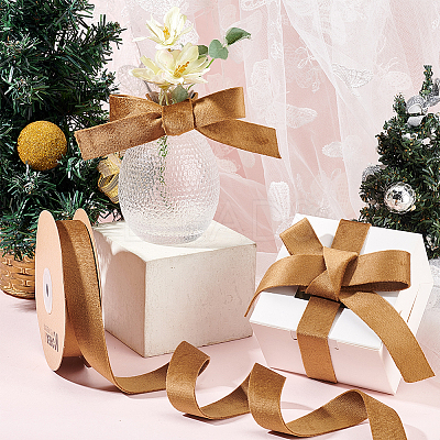 Double Side Velvet Ribbon SRIB-WH0011-058C-1