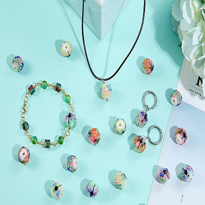 5Pcs Handmade Lampwork Beads LAMP-SZ0001-50A-1