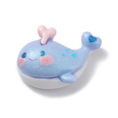 Ocean Theme Opaque Resin Sea Animal Cabochons RESI-D071-01E-1