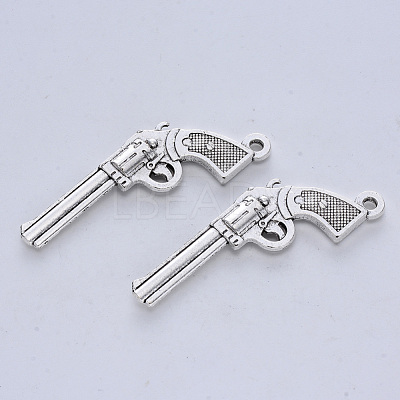 Tibetan Style Alloy Pendants X-TIBE-R316-118AS-RS-1