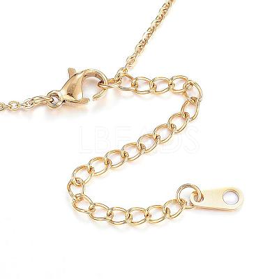 Ion Plating(IP) 304 Stainless Steel Necklaces NJEW-E080-10G-1