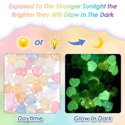 Luminous Transparent Acrylic Beads LACR-TA0001-07A-1