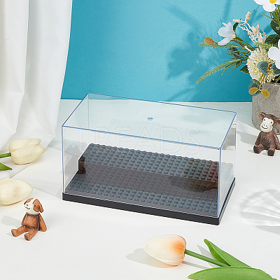 2-Tier Acrylic Minifigure Display Cases ODIS-WH0027-047C-1
