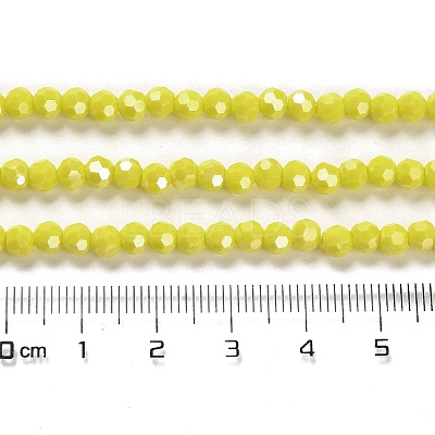 Electroplate Opaque Glass Beads Strands LS-EGLA-A035-P4mm-A04-1