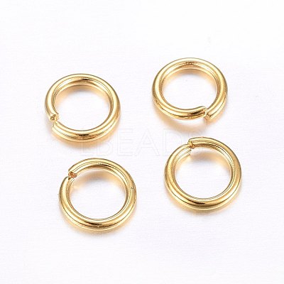 304 Stainless Steel Open Jump Rings STAS-O098-02G-18-1