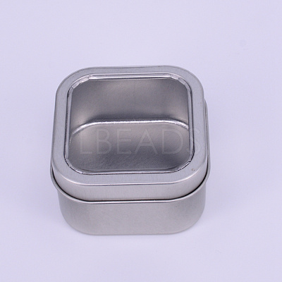 Tinplate Iron Tins CON-WH0074-26P-B-1