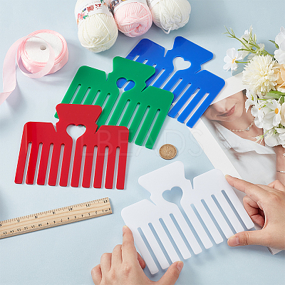 1 Set Acrylic Bowknot Maker Comb DIY-UN0006-56-1