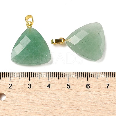 Natural Green Aventurine Pendants G-L614-D04-G03-1