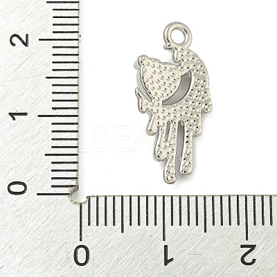 Alloy Resin Pendants PALLOY-S029-02B-1