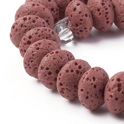 Natural Lava Rock Beads Strands G-F671-01A-10-1