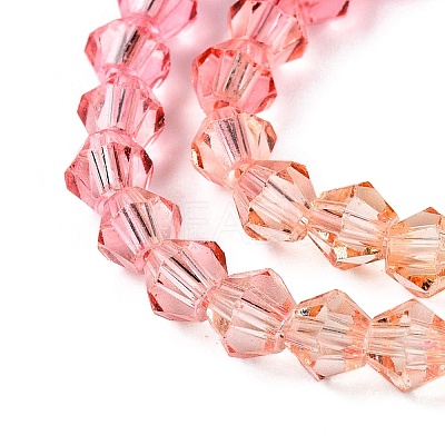 Gradient Color Baking Paint Glass Bead Strands X1-DGLA-A039-T2mm-A03-1