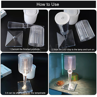 DIY Table Lamp Silicone Molds LS-DIY-Z019-06-1