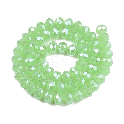 Electroplate Glass Beads Strands EGLA-A044-J8mm-A01-1