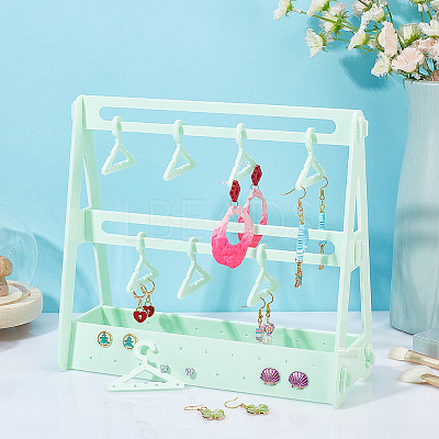 Opaque Acrylic Earring Display Stands EDIS-WH0029-16E-1